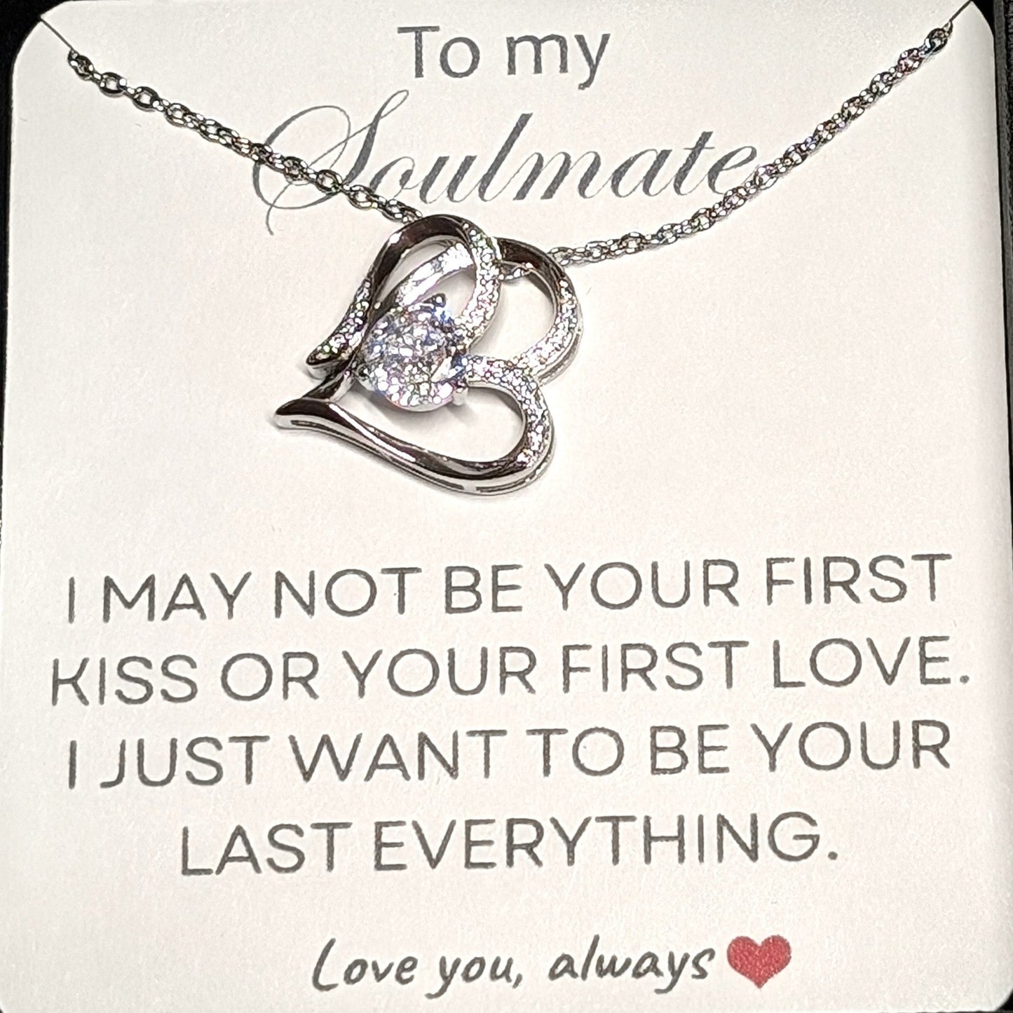 **While Supplies Last** Infinity Rose Jewelry box To My Soulmate Forever Love Necklace